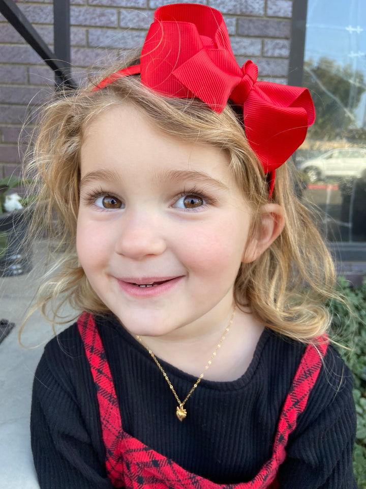 Tiny Sacred Heart Necklace