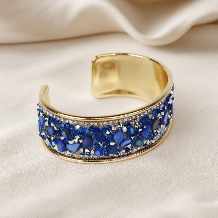 Blue Sapphire Gold Bracelet