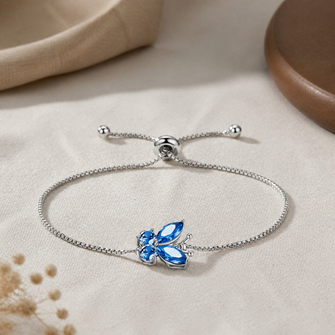 Sapphire Butterfly Bracelet