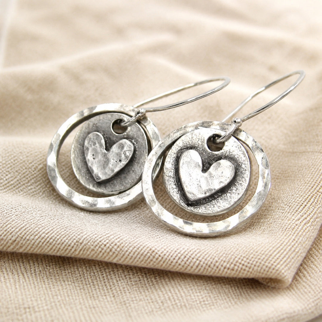 Bohemian Retro Heart Earrings