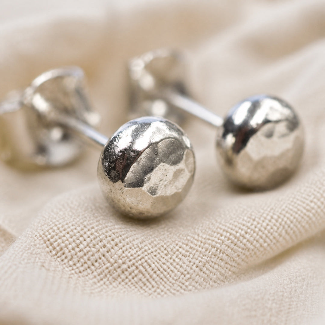 Antique Boho Hammered Earrings