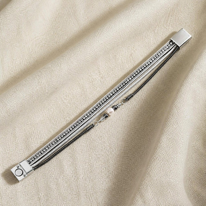 Timeless Pearl Layered Bracelet