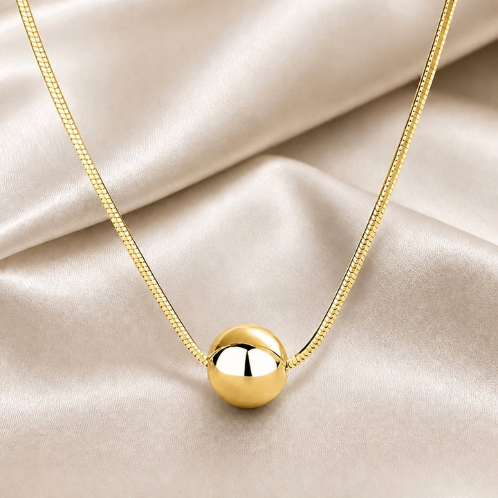 Beadball White Gold Necklace
