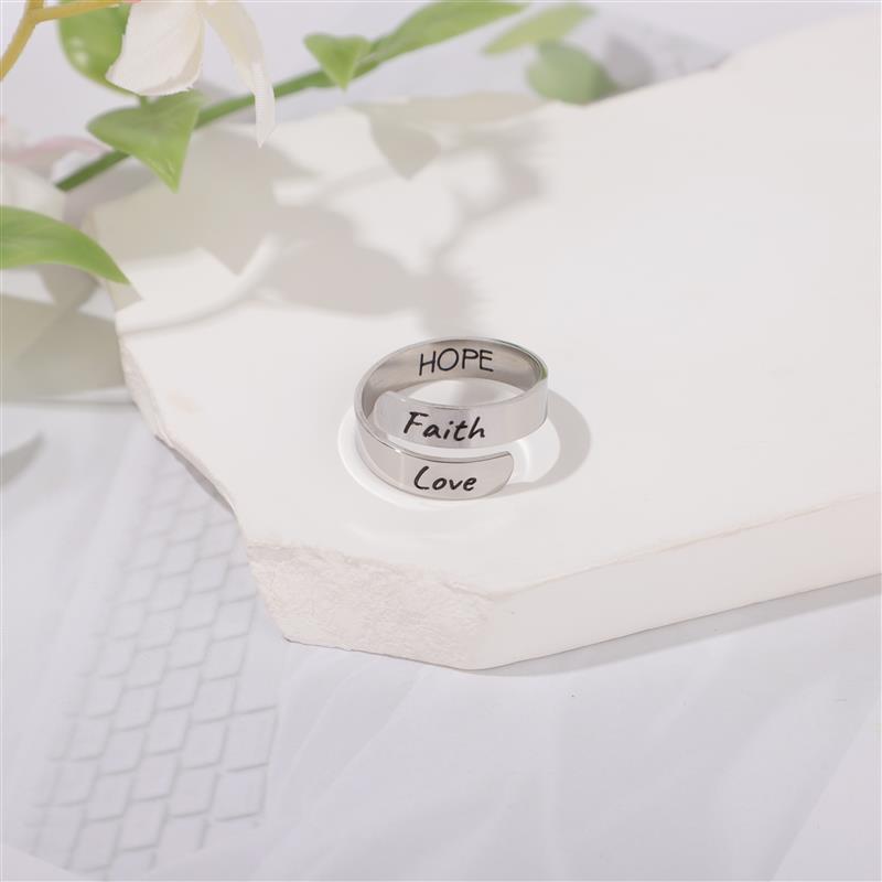 Faith Hope Love Ring