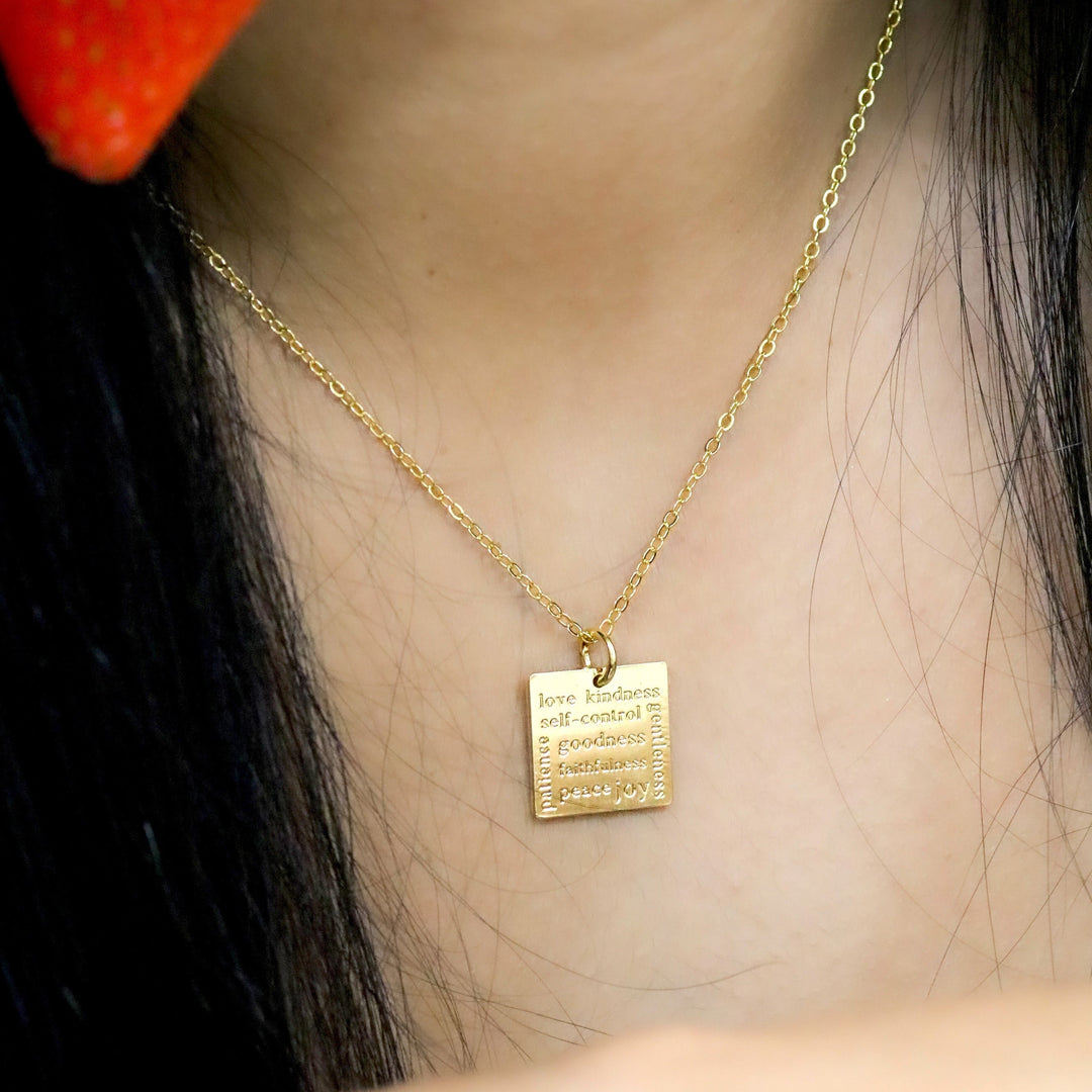 Fruit of the Spirit Necklace in Gold &amp; Silver