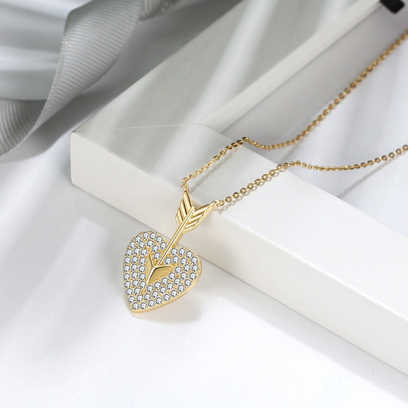 Arrow Heart Necklace