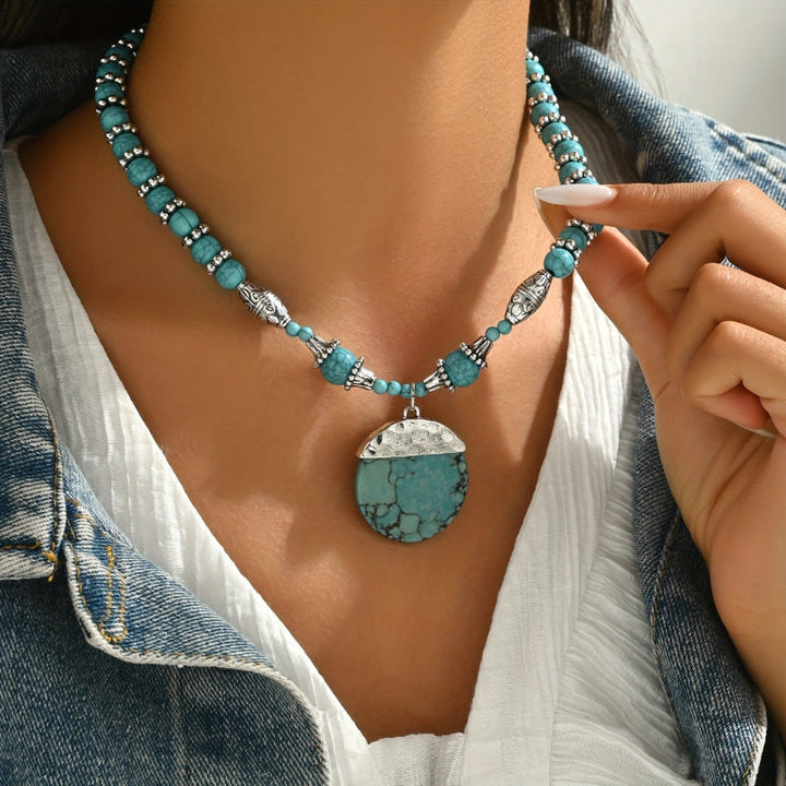 Iconic Turquoise Bead Necklace