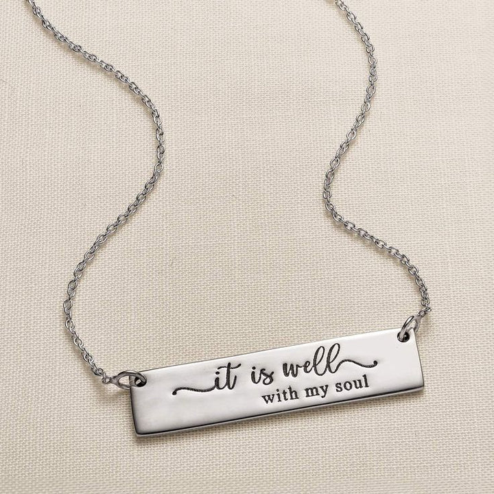 It Is Well With My Soul Necklace