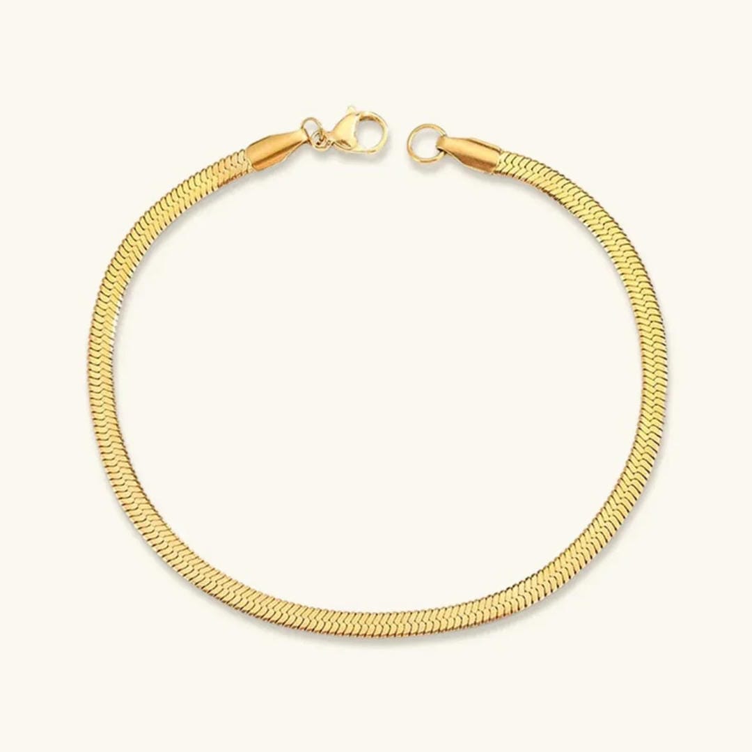 Lustrous Vida Herringbone Wristpiece
