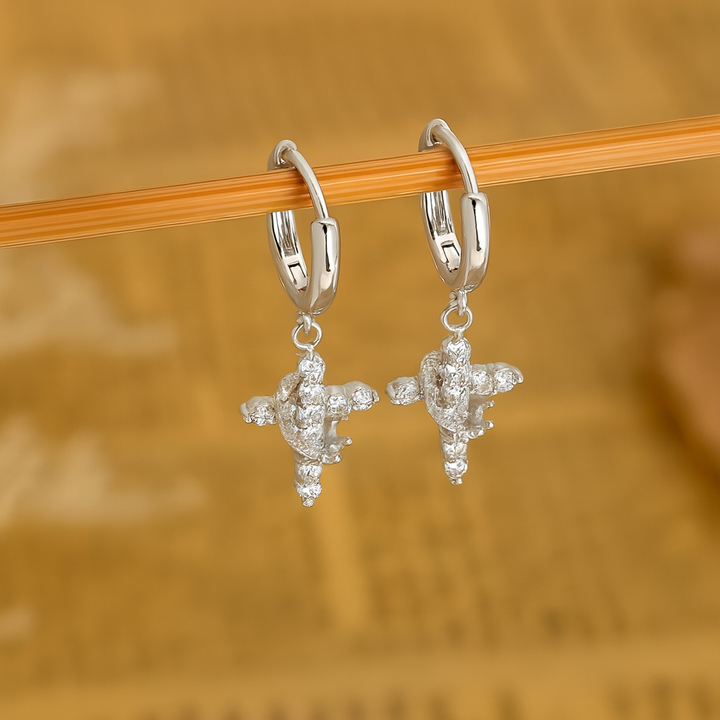 Cross &amp; Crown Earrings