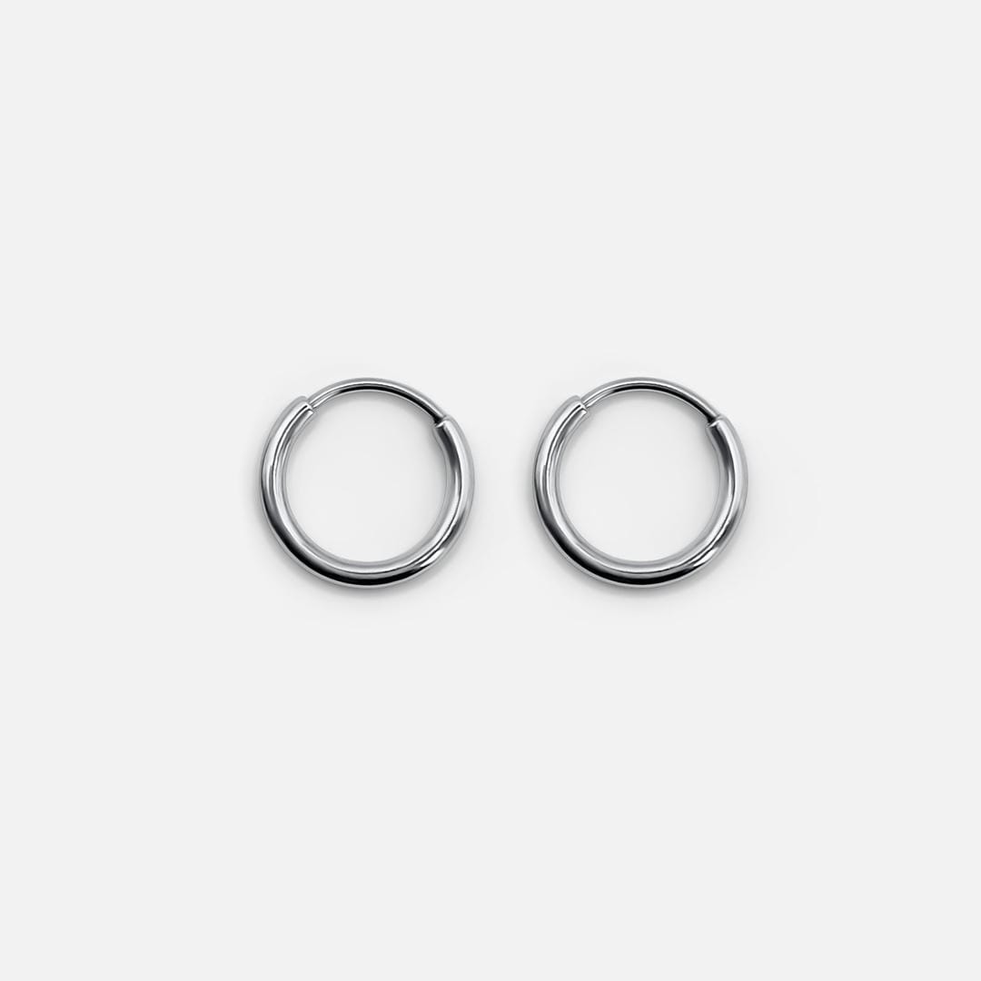 Everyday Silver Hoops