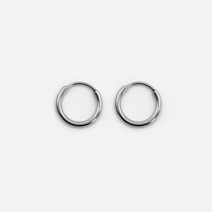 Everyday Silver Hoops