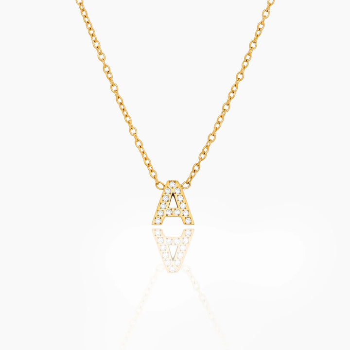 Pavé Initial Necklace
