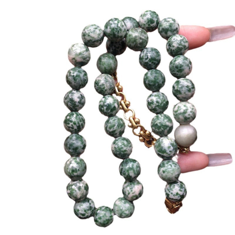 Natural Matte Sandstone Faith Rosary with Bronze Crucifix &amp; Our Lady