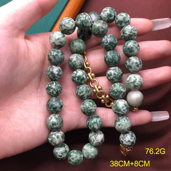 Natural Matte Sandstone Faith Rosary with Bronze Crucifix &amp; Our Lady