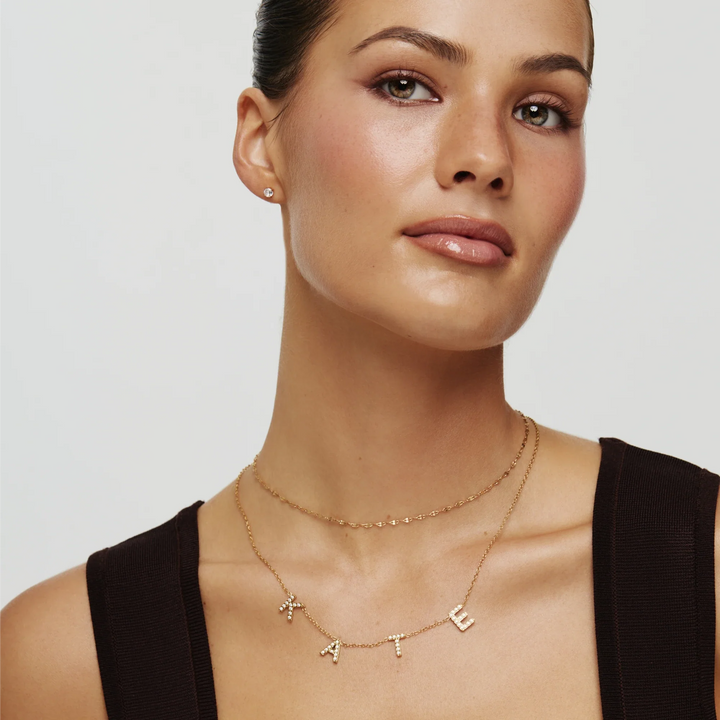 Pavé Custom Name Necklace