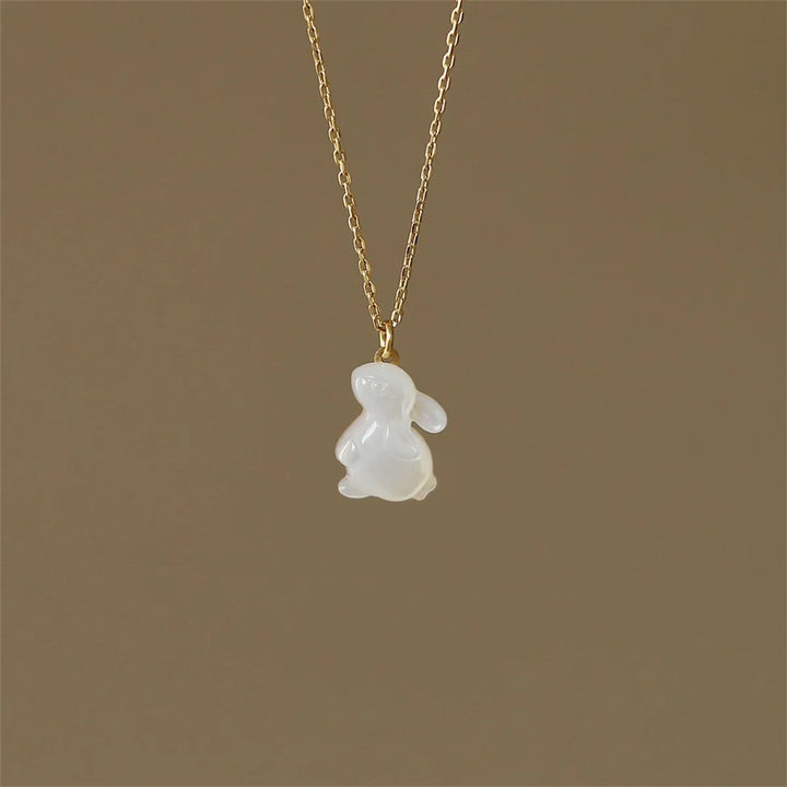 Artistic Rabbit Pendant Necklace