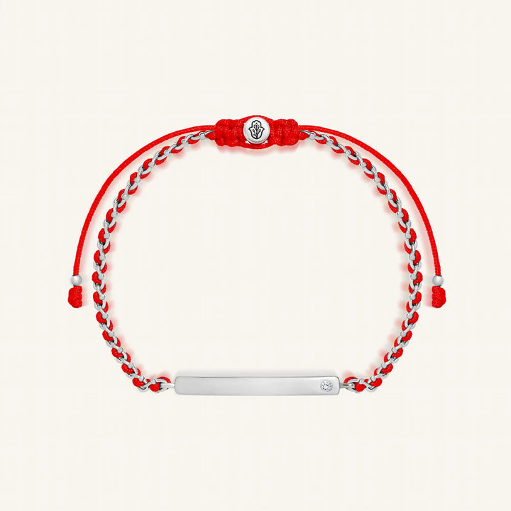 Personalized Intentions Red String Engravable Bracelet