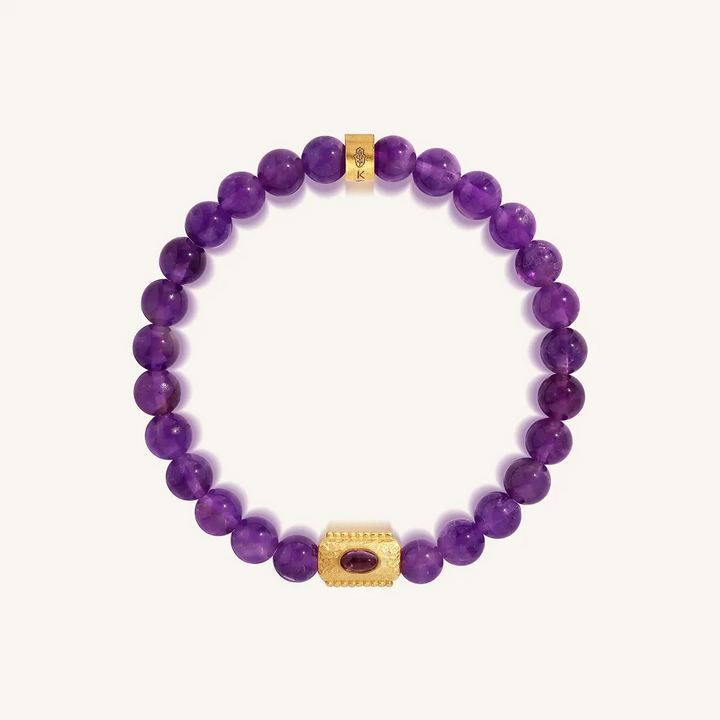 Tranquil Wisdom Amethyst Bracelet