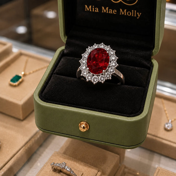 Scarlet Crown Ruby Ring