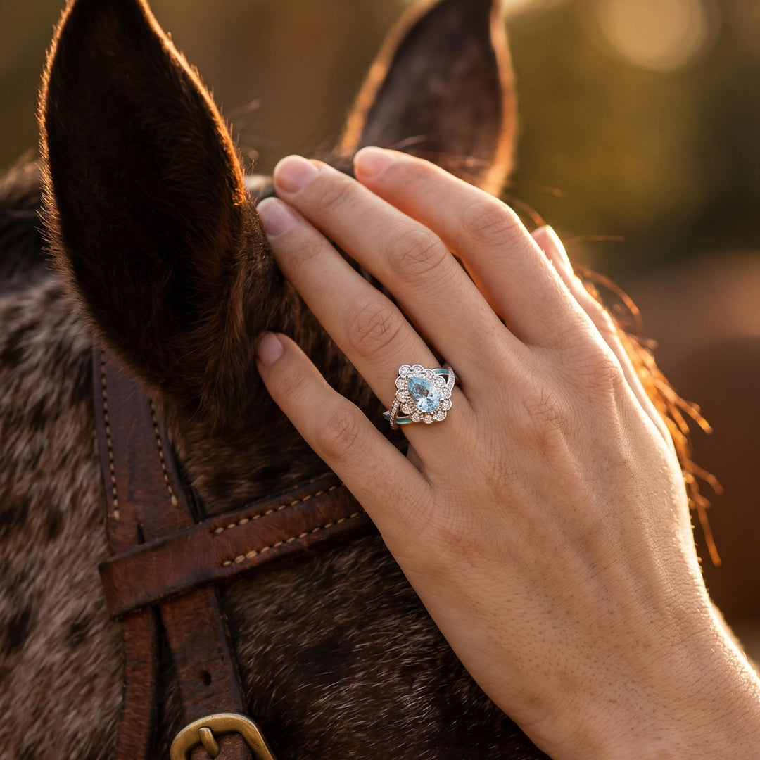 Calyra Dew Ring - Aquamarine