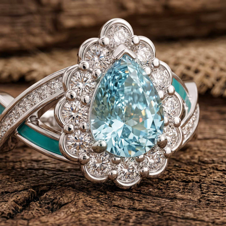 Calyra Dew Ring - Aquamarine