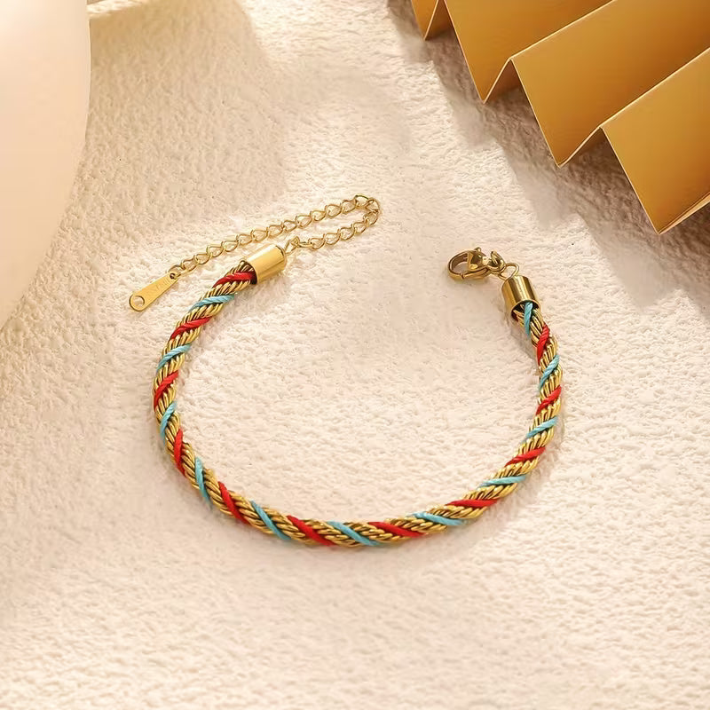 Rio String Gold Bracelet