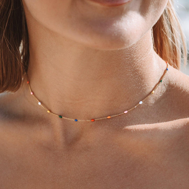 Tropical Aloha Multicolor Choker