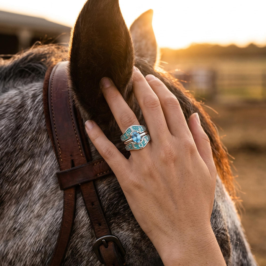 Lucky Rodeo Ring - Aquamarine