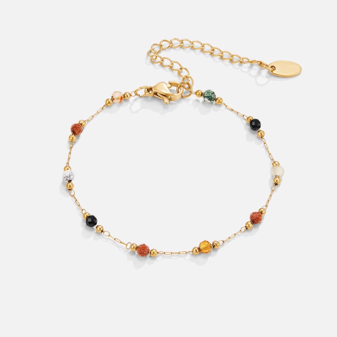 Serene Balance Colored Gemstone Bracelet