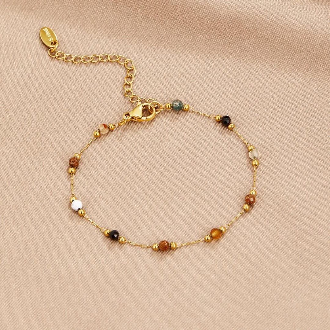 Serene Balance Colored Gemstone Bracelet
