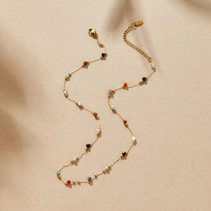 Aria Colorful Gemstone Necklace
