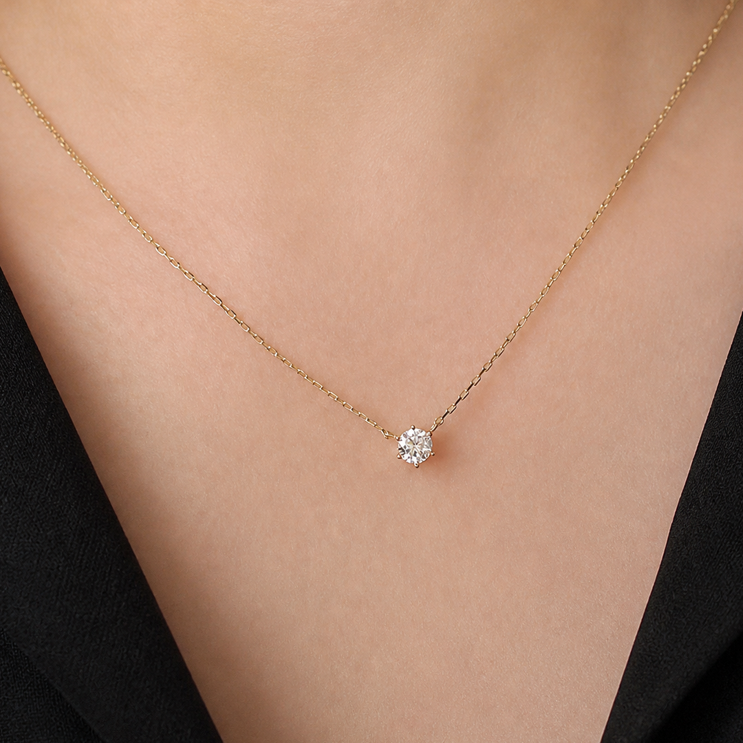 Timeless Zircon Gold Necklace