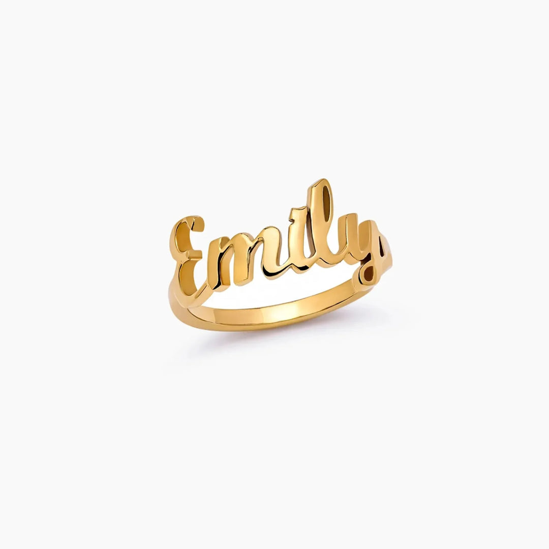 Custom Name Ring