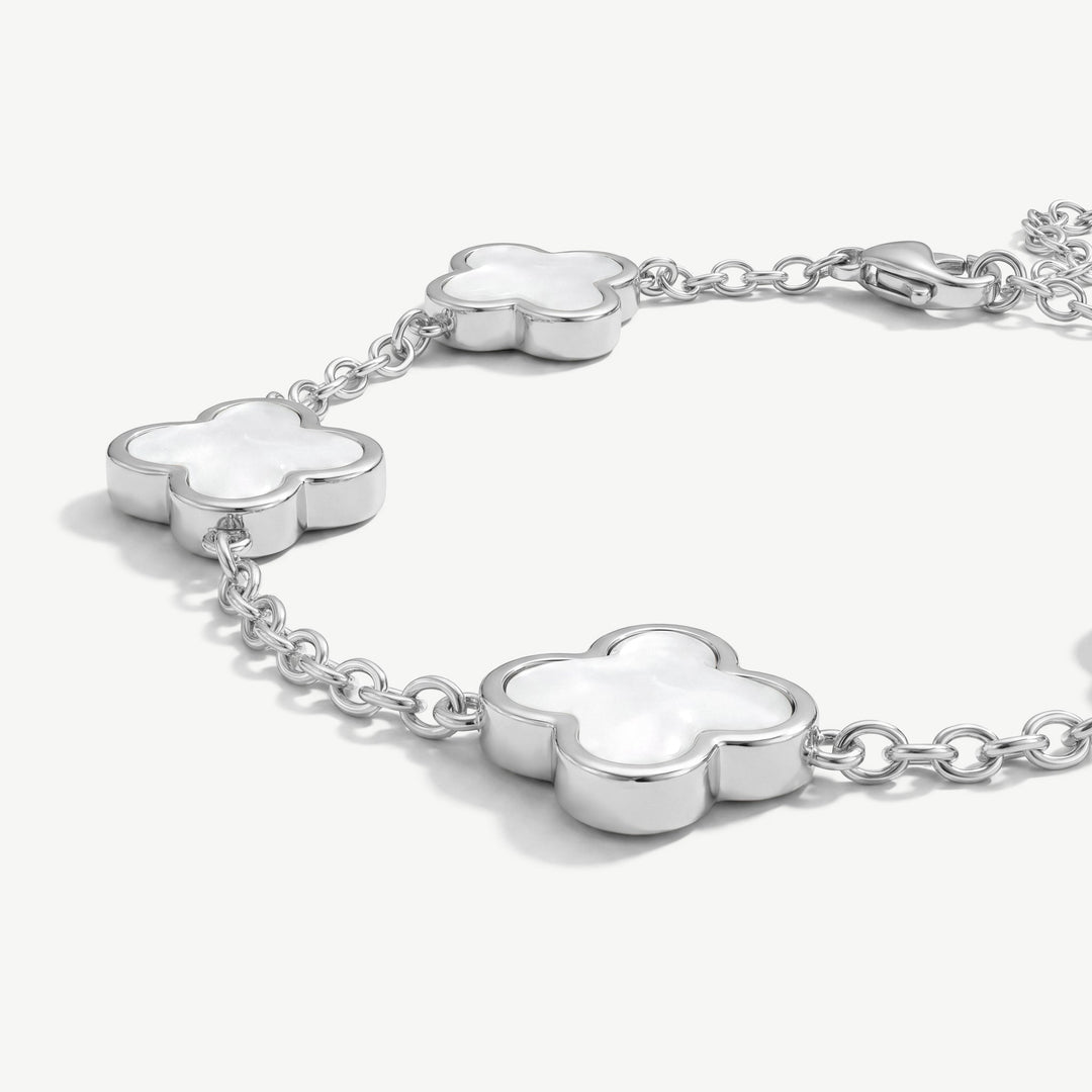 Pearl Clover Bracelet