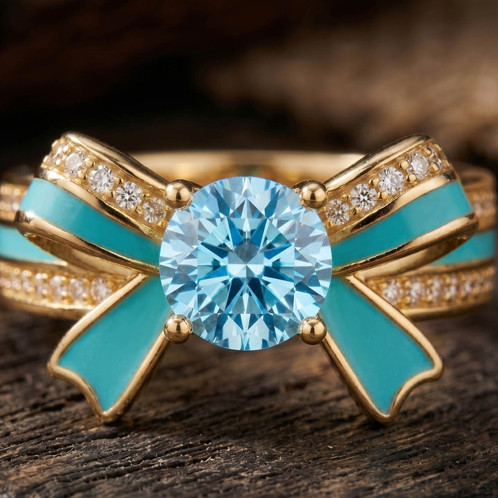 Seamuse Rosette Ring - Aquamarine