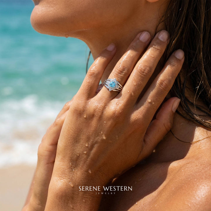 Soulful Waters Ring - Aquamarine