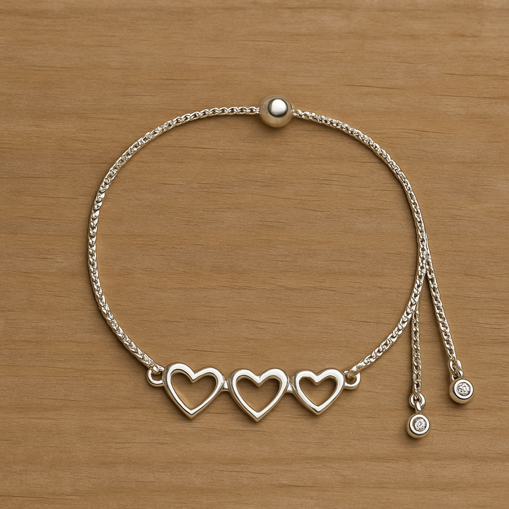 Triple Heart Bracelet